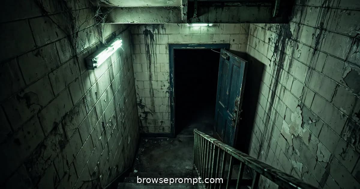 Chilling cover art of cold room 204 with a claustrophobic, inevitable dread atmosphere.
