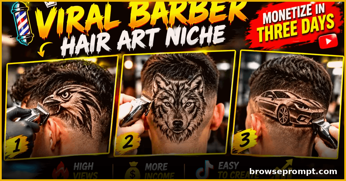 Barber Hair Art — Viral Transformation Shorts Formula
